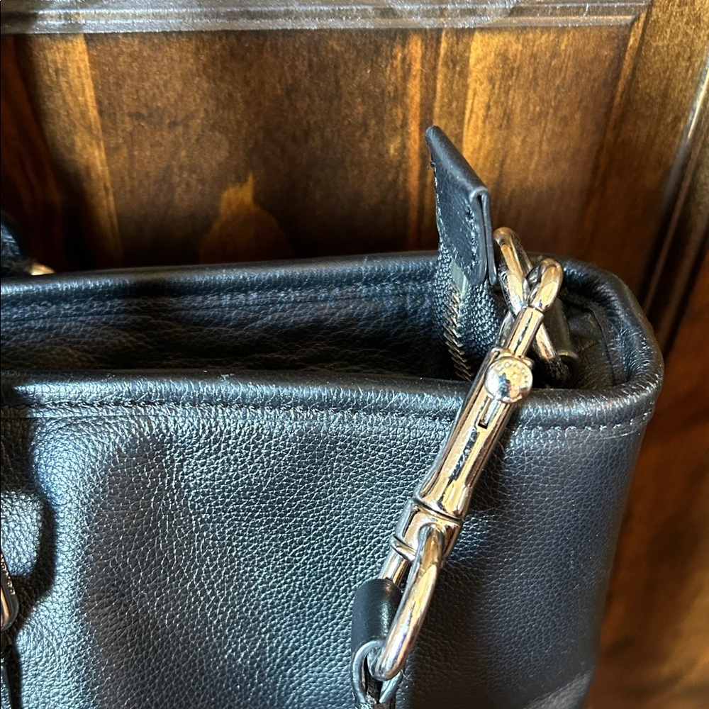 Coach Black Leather Briefcase - Picture 6 of 16